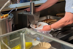 Wurstschneidemaschinerie für die Currywurst